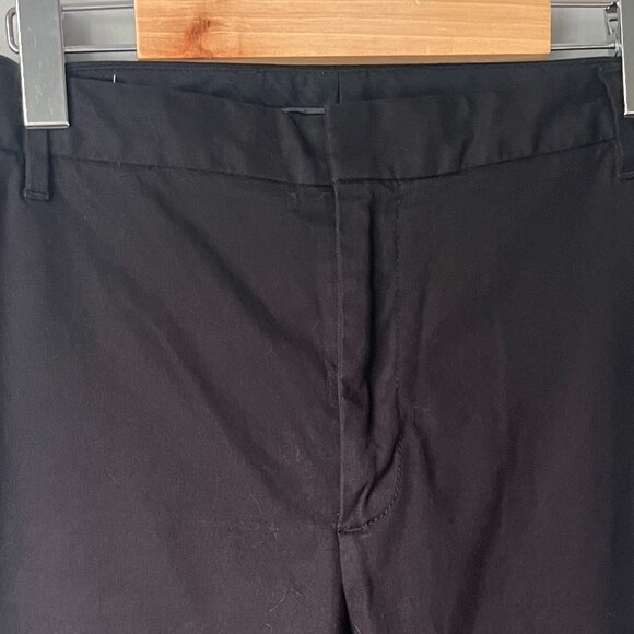 Gap Stretch Y2K mid-rise Chino Straight legs pants in Black size Tall 12L - Picture 5 of 8